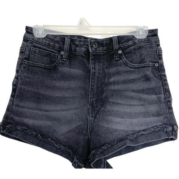Kendall & Kylie Womens Shorts The Drifter High Rise Denim Jeans Size 7 Size 28 - Picture 7 of 16